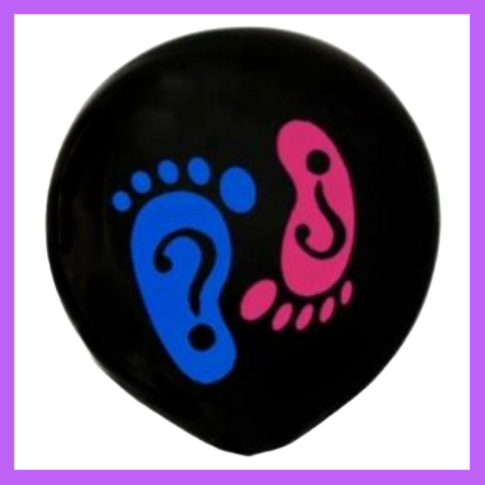 Big 3 Foot Gender Reveal Pop Balloon with Confetti GR01