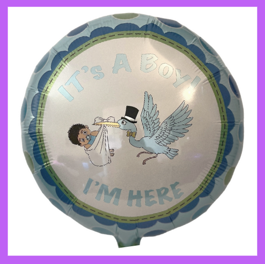 18" It's A Boy Gender Reveal Foil Balloons GR22